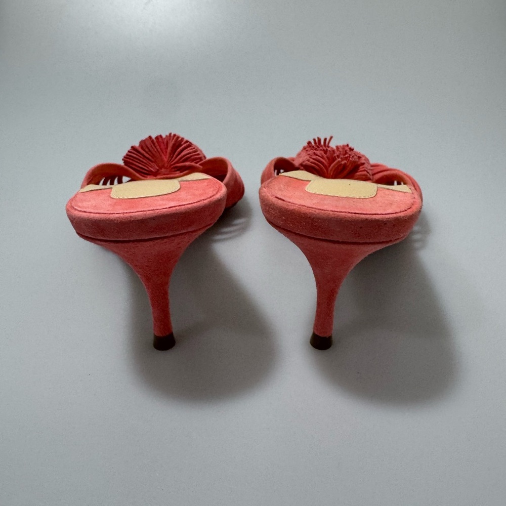 Christian Louboutin Belbrossa Pompom Sandals Women’s Size EU 38/US 8 - Picture 4 of 8